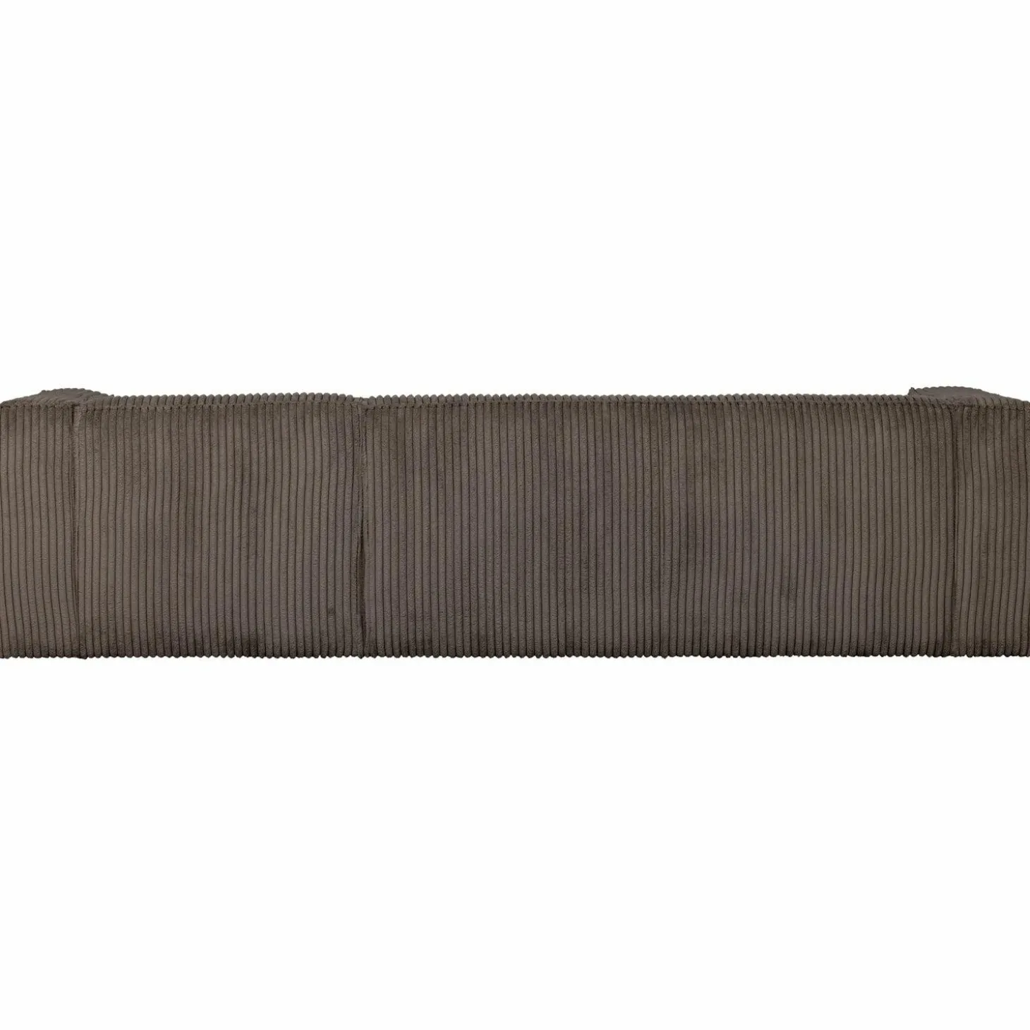 Bean hoekbank rechts grove ribstof mud - Loft24.nl