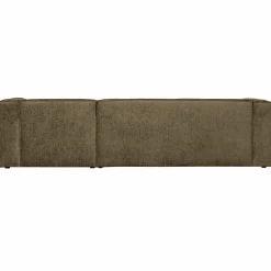 Bean hoekbank rechts structure velvet moss - Loft24.nl