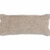 Bean kussen grove melange stof travertin - Loft24.nl