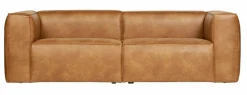 Bean 3,5-zits bank cognac - Loft24.nl