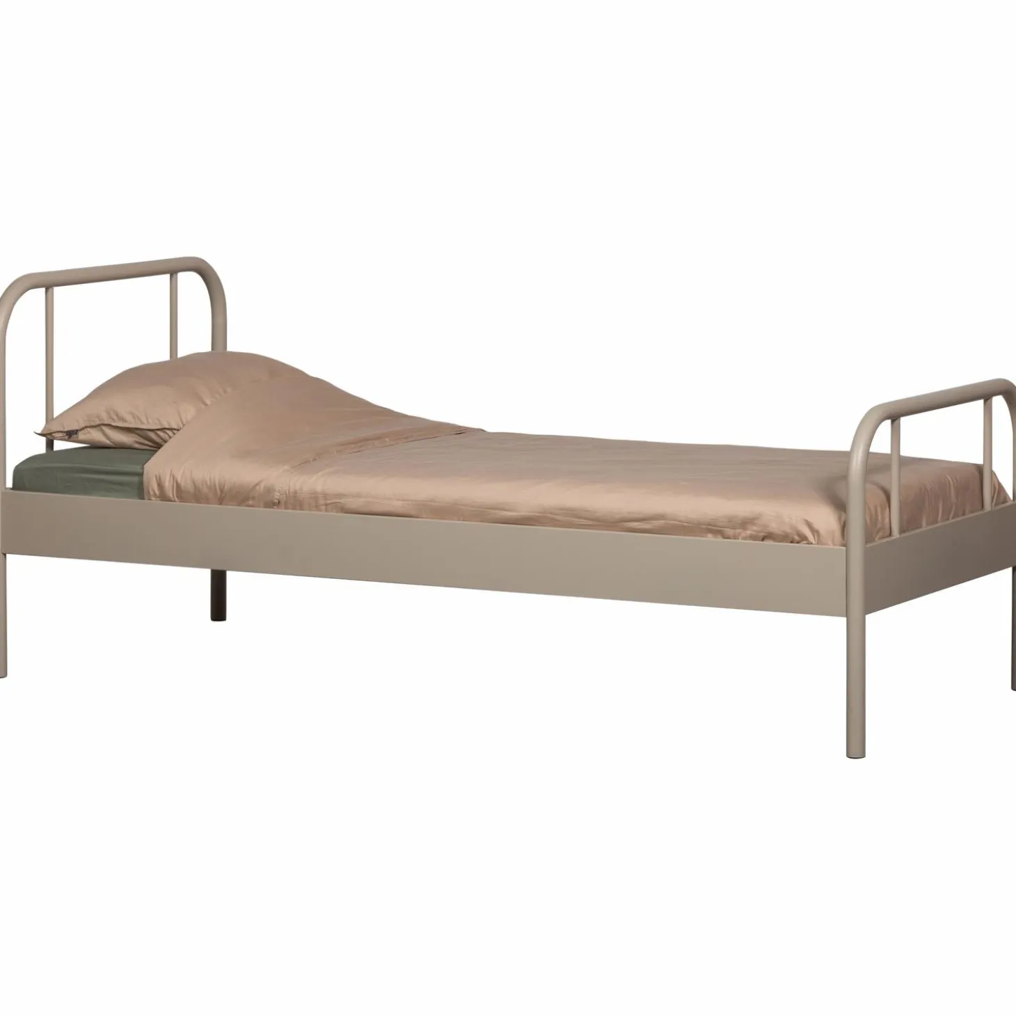 Bed Mata 90 x 200cm, kleur Zand - Loft24.nl