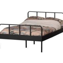 Bed Mees Staal 120x200cm, kleur Zwart - Loft24.nl