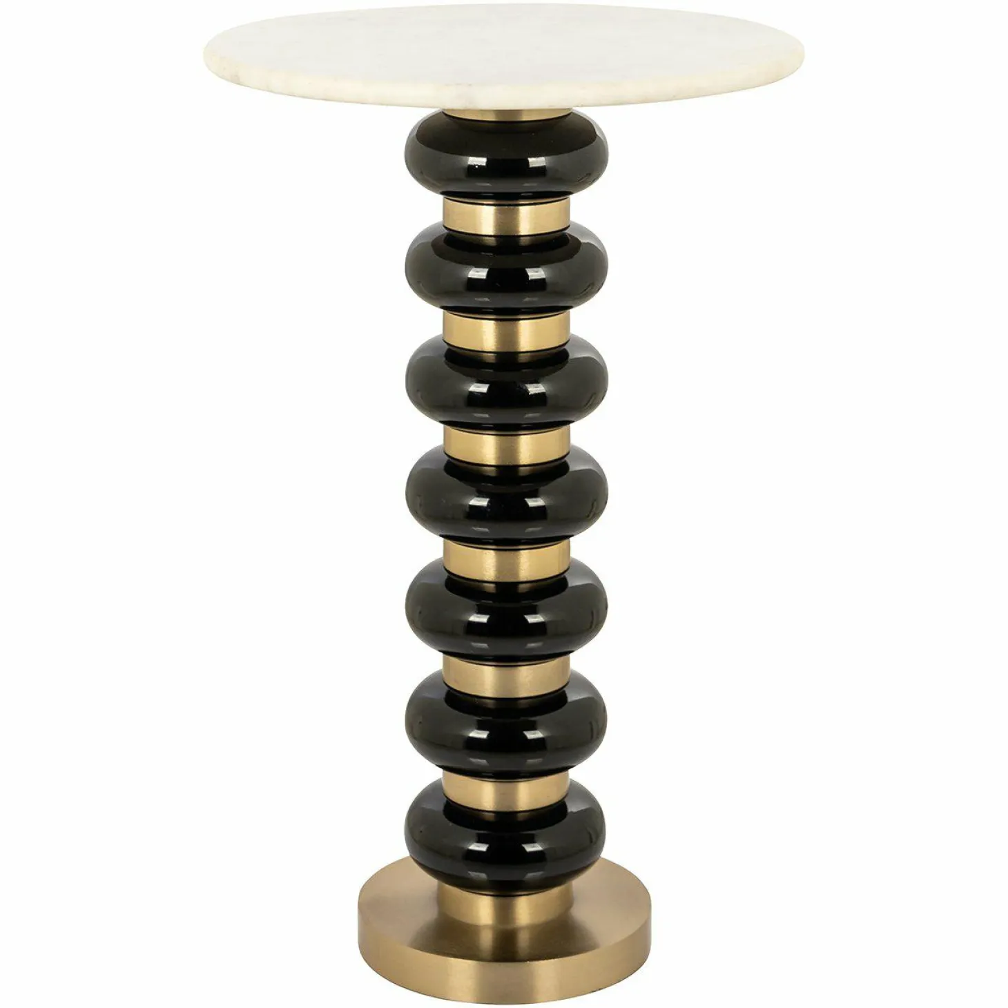 Bijzettafel Barbara Marmer - Zwart - Loft24.nl