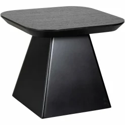 Bijzettafel Bonvoy Eiken 50 x 50 cm - Zwart - Loft24.nl