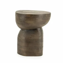 Bijzettafel Cobble Hout - Bruin - Loft24.nl