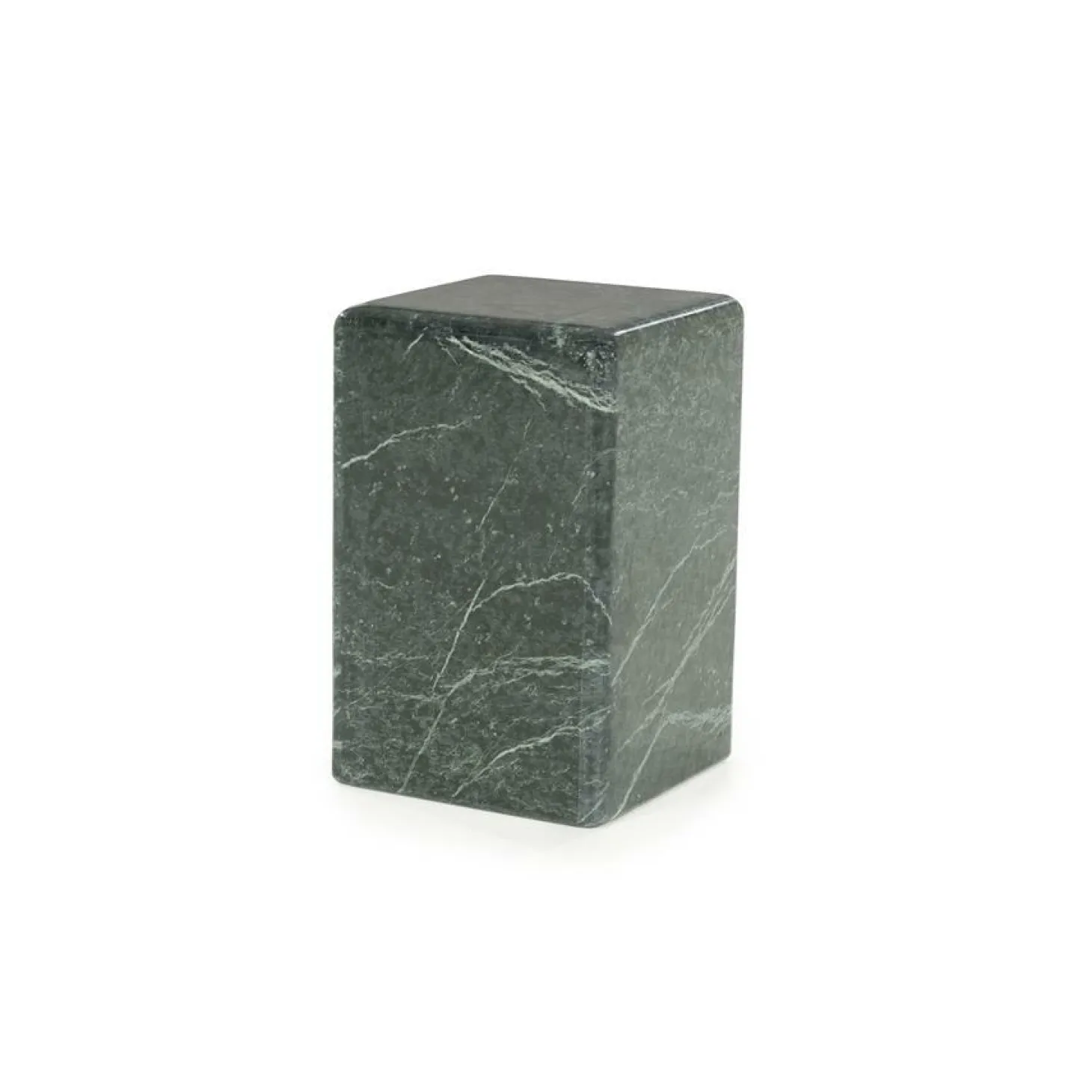 Bijzettafel Dice Marmer 30 x 30cm - Groen - Loft24.nl