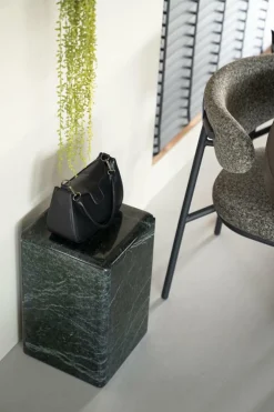 Bijzettafel Dice Marmer 30 x 30cm - Groen - Loft24.nl