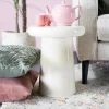 Bijzettafel Glaze 34cm - Crème (showmodel) - Loft24.nl