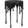 Bijzettafel Laila Ø43 cm - Zwart - Loft24.nl