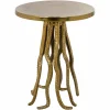 Bijzettafel Macey Ø41 cm - Goud - Loft24.nl