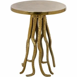 Bijzettafel Macey Ø41 cm - Goud - Loft24.nl