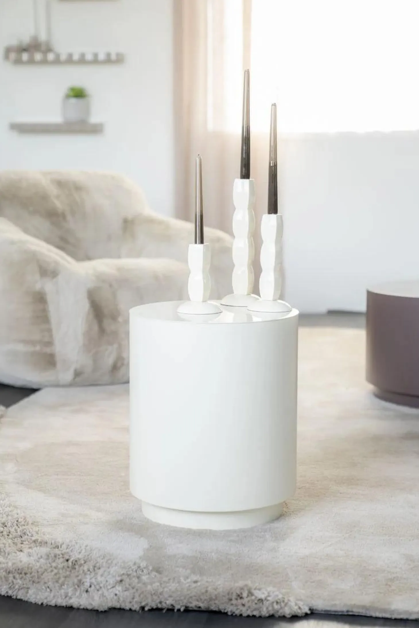 Bijzettafel Mesita - Beige - Loft24.nl