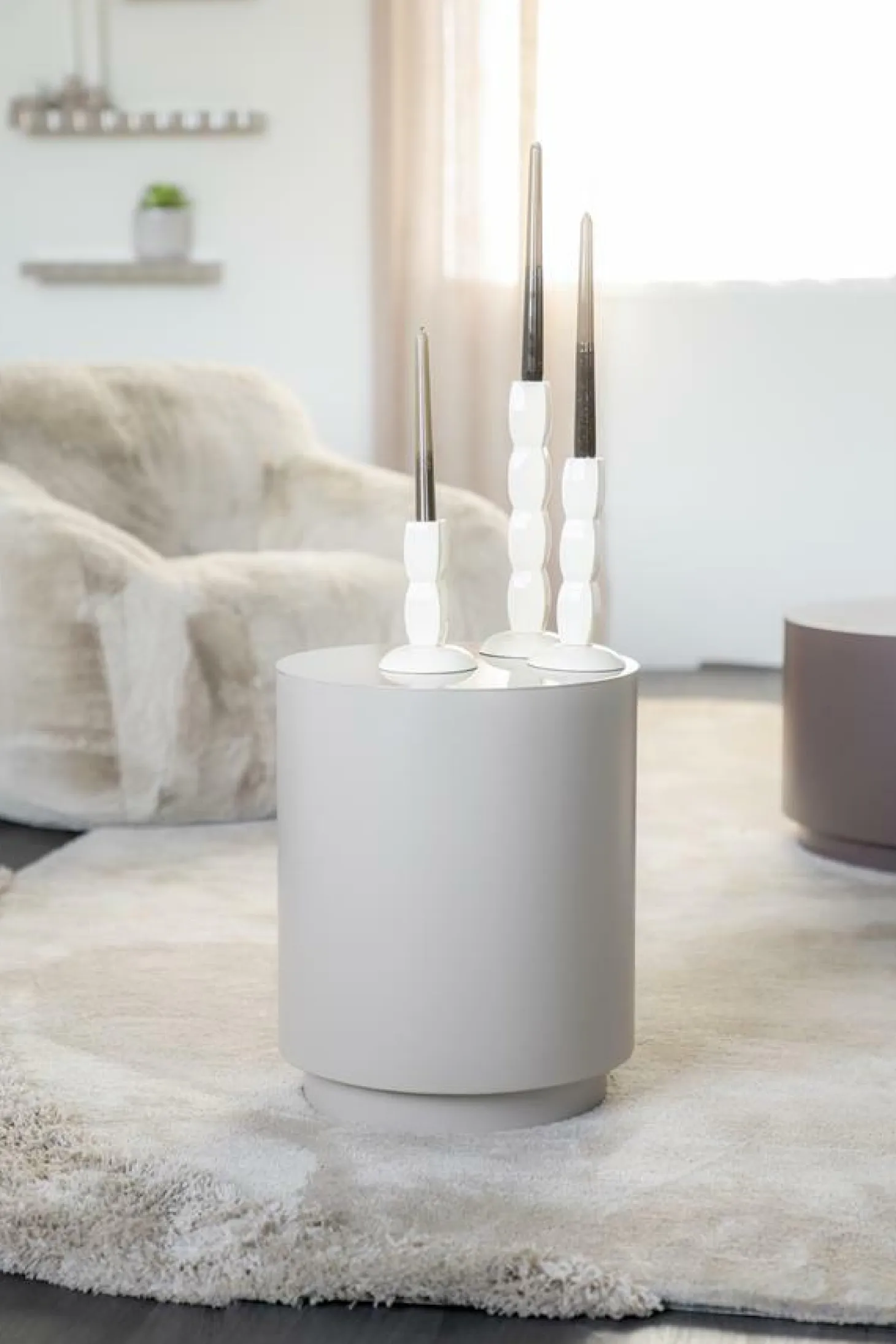 Bijzettafel Mesita - Taupe - Loft24.nl