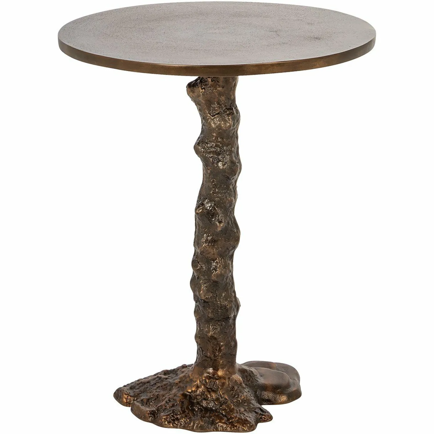 Bijzettafel Misty Ø46 cm - Brons - Loft24.nl