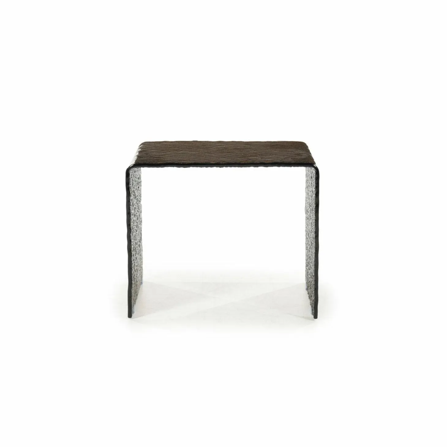 Bijzettafel Ripple Glas 50 x 45cm - Loft24.nl