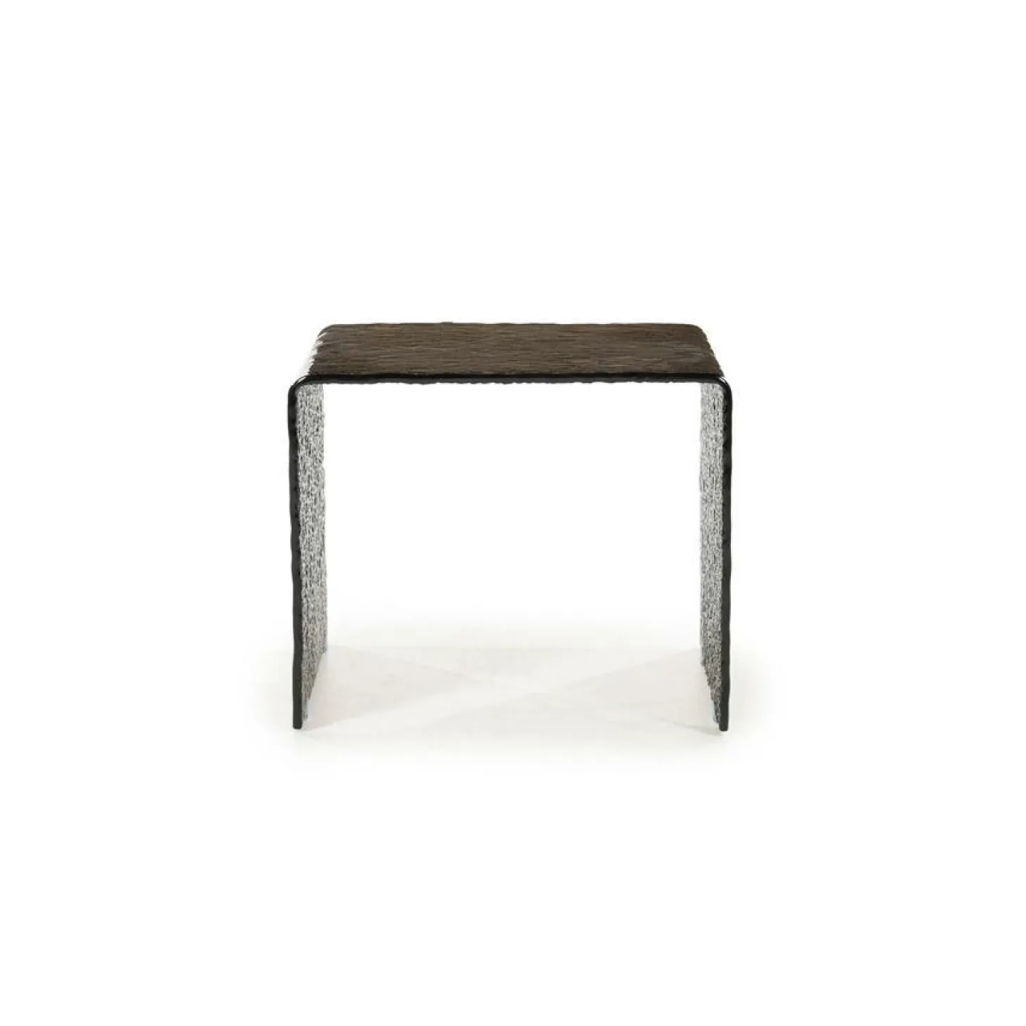 Bijzettafel Ripple Glas 50 x 45cm - Loft24.nl