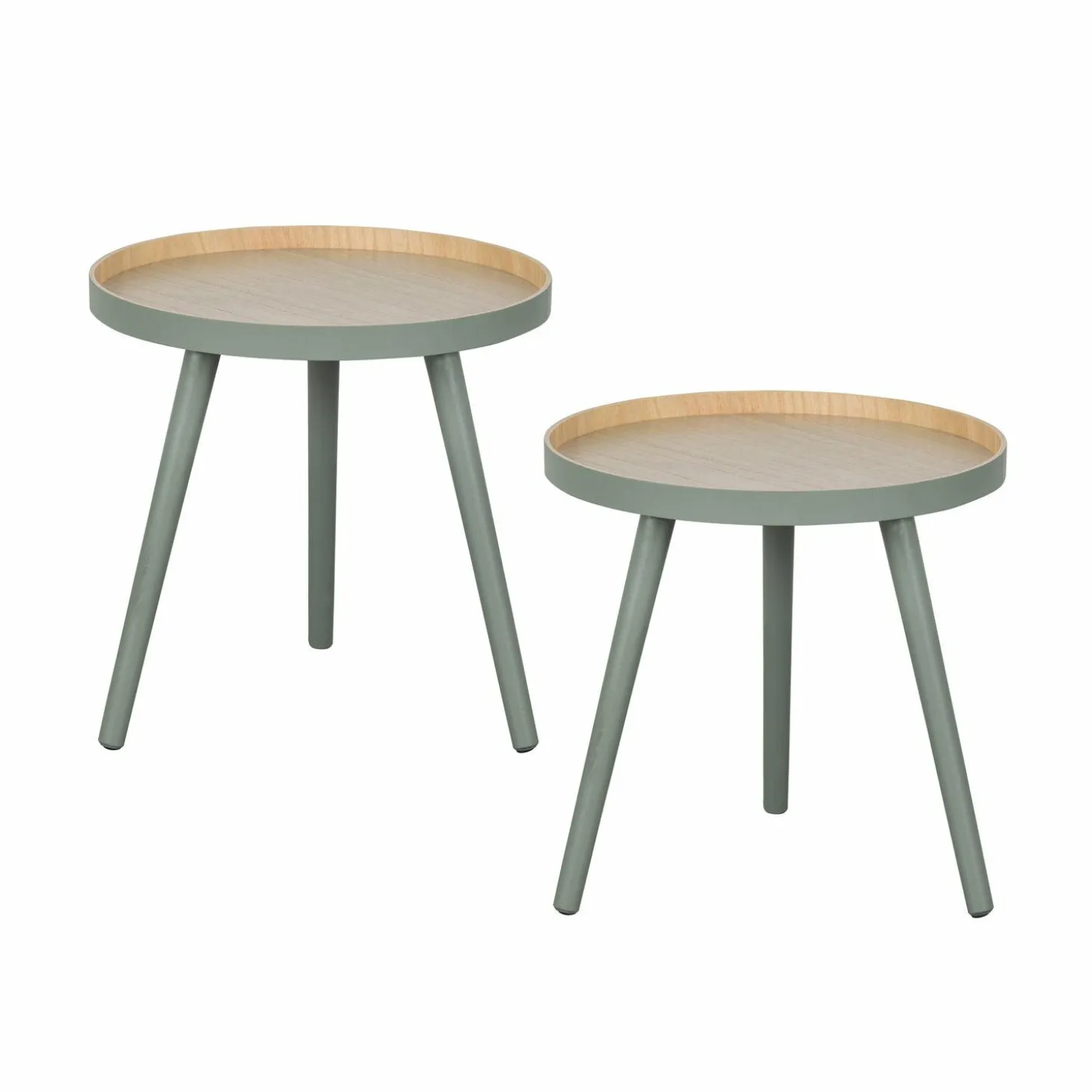 Bijzettafel Sash groen Ø41cm - Loft24.nl