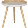 Bijzettafel Sash naturel Ø41cm - Loft24.nl
