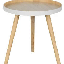 Bijzettafel Sash naturel Ø41cm - Loft24.nl