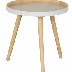 Bijzettafel Sash naturel Ø41cm - Loft24.nl
