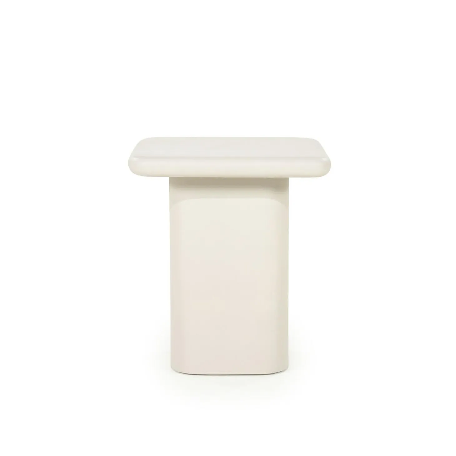 Bijzettafel Siminto kleur Beige - 40 cm - Loft24.nl