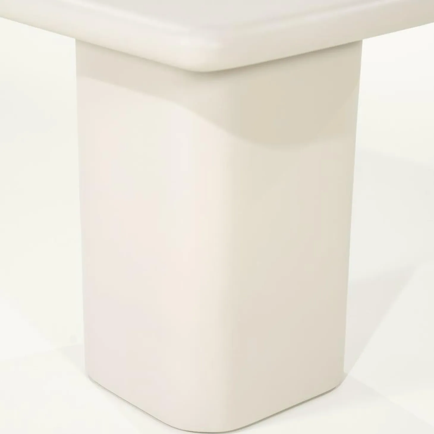 Bijzettafel Siminto kleur Beige - 40 cm - Loft24.nl