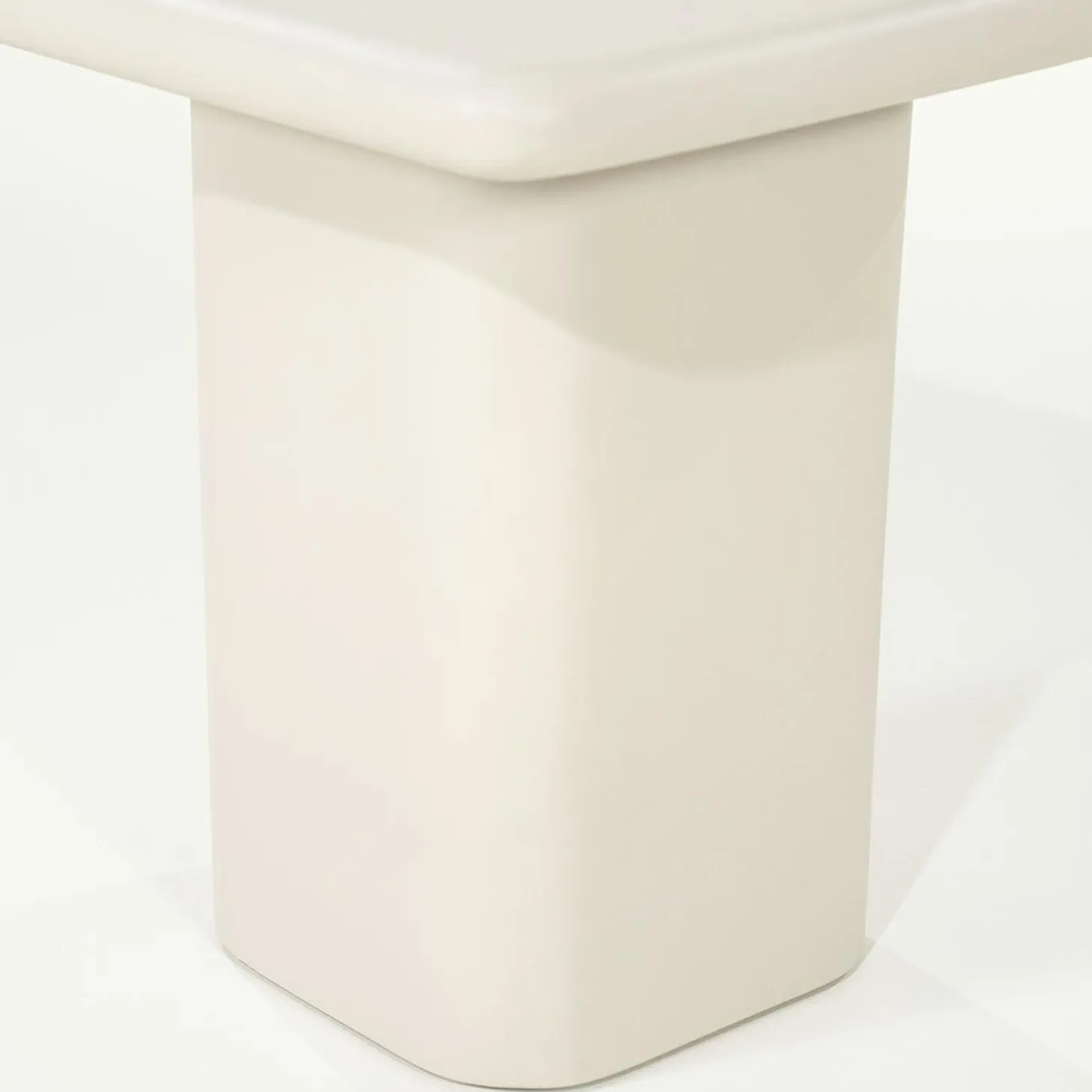 Bijzettafel Siminto kleur Beige - 40 cm - Loft24.nl
