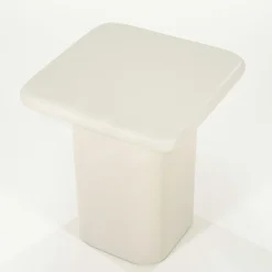 Bijzettafel Siminto kleur Beige - 40 cm - Loft24.nl