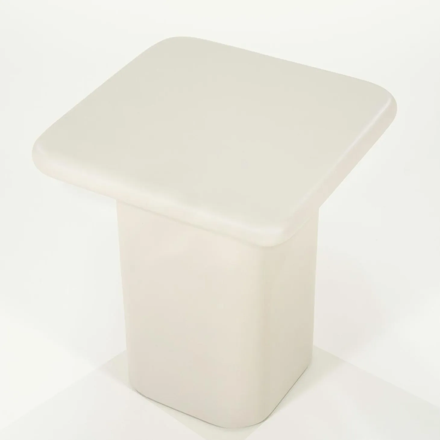 Bijzettafel Siminto kleur Beige - 40 cm - Loft24.nl