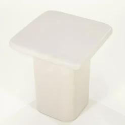 Bijzettafel Siminto kleur Beige - 40 cm - Loft24.nl