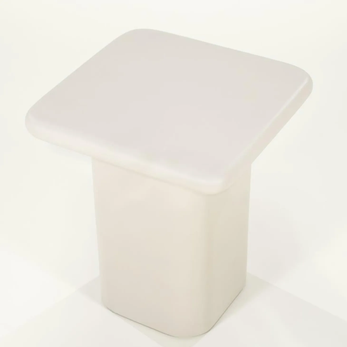 Bijzettafel Siminto kleur Beige - 40 cm - Loft24.nl