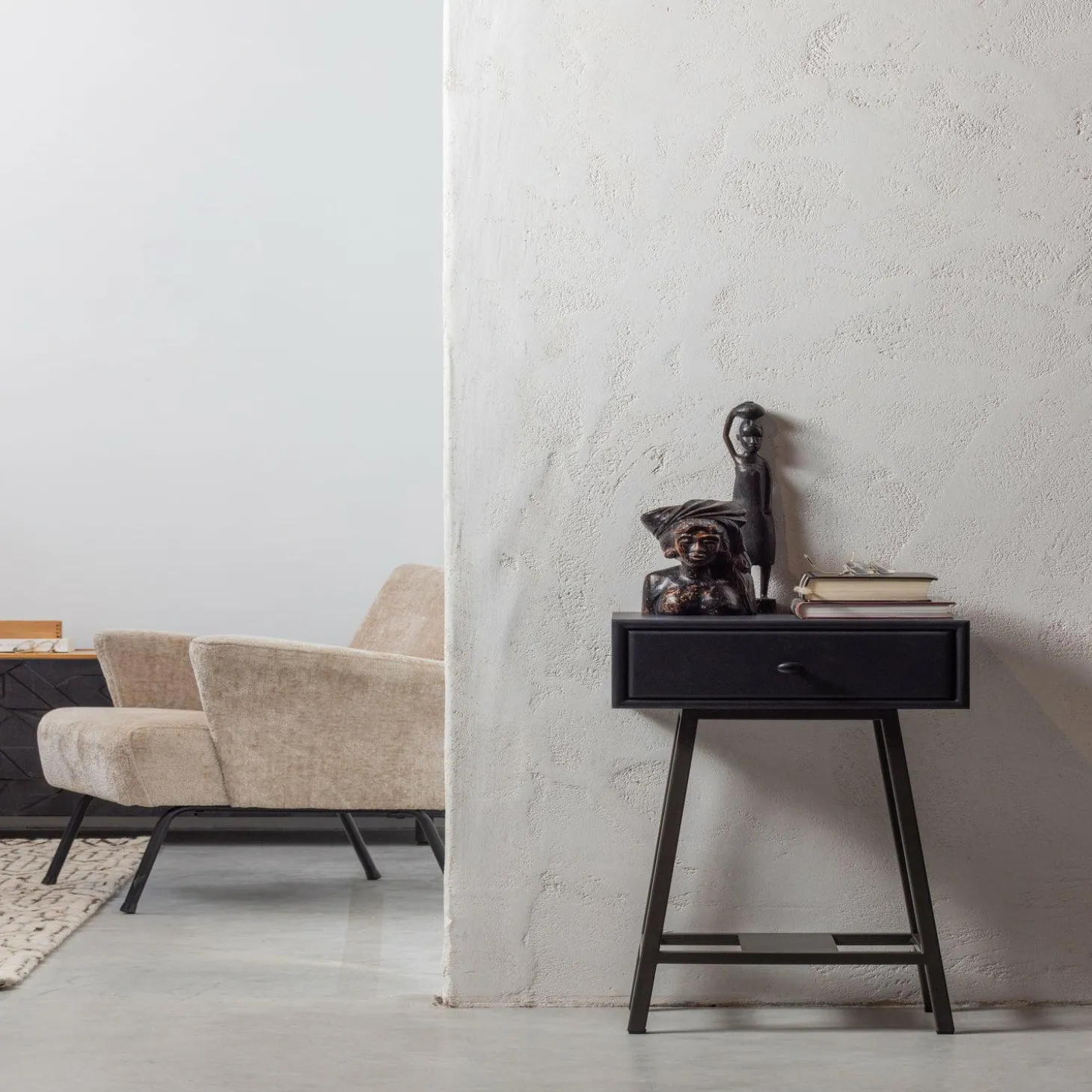 Bijzettafel Skybox - Zwart - Loft24.nl