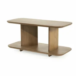 Bijzettafel Ty Eiken 90 x 40cm - Bruin - Loft24.nl