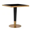 Bistrotafel Can Roca 70 x 70 cm - Zwart/Goud - Loft24.nl