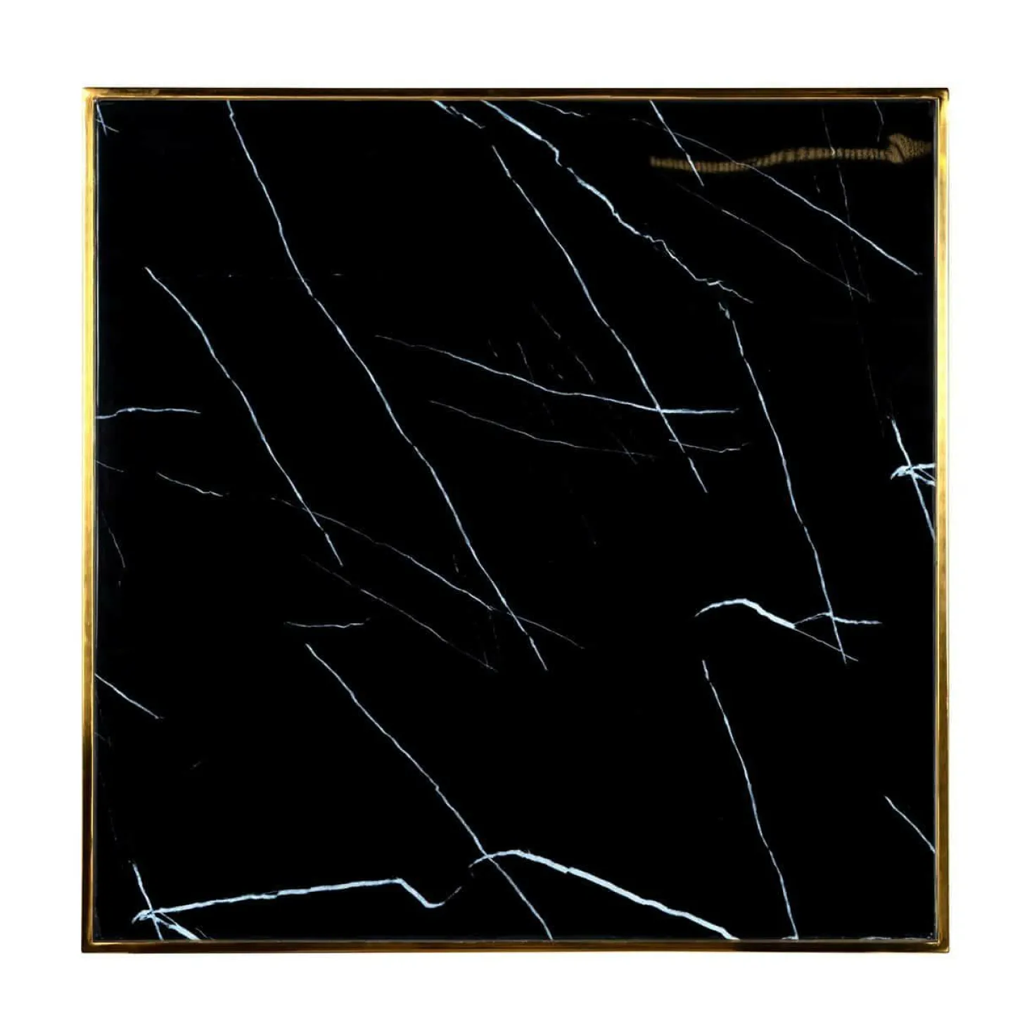 Bistrotafel Can Roca 70 x 70 cm - Zwart/Goud - Loft24.nl