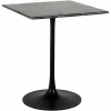 Bistrotafel Carlten Marmer 65 x 65 cm - Zwart - Loft24.nl