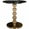 Bistrotafel Witlox 75cm (Zwart/Goud) - Loft24.nl
