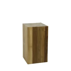 Bloemenzuil Bole Teakhout - 65 cm - Loft24.nl