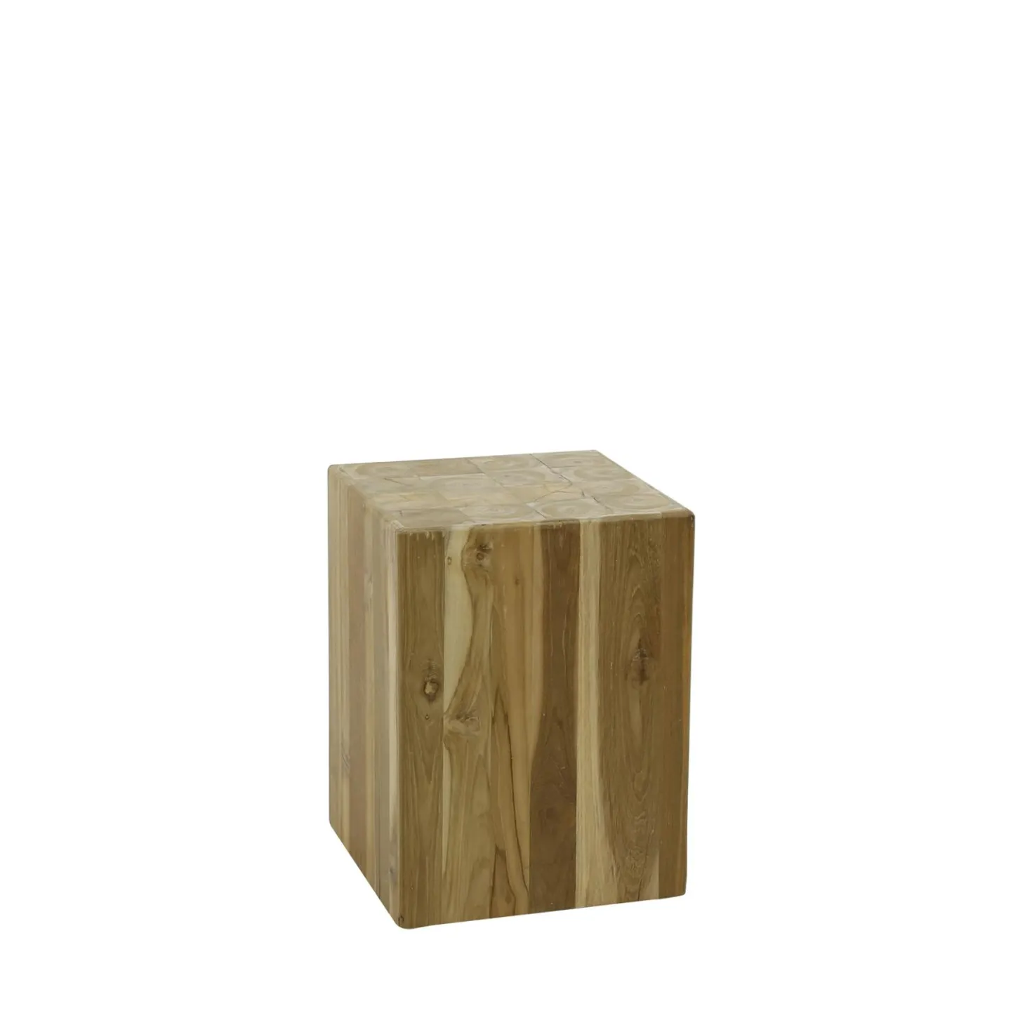 Bloemenzuil Bole Teakhout - 65 cm - Loft24.nl