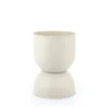 Bloempot Diablo Off White Medium 40 cm - Loft24.nl