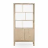 Boekenkast Harvey Eikenhout 180 x 90 cm - Naturel - Loft24.nl