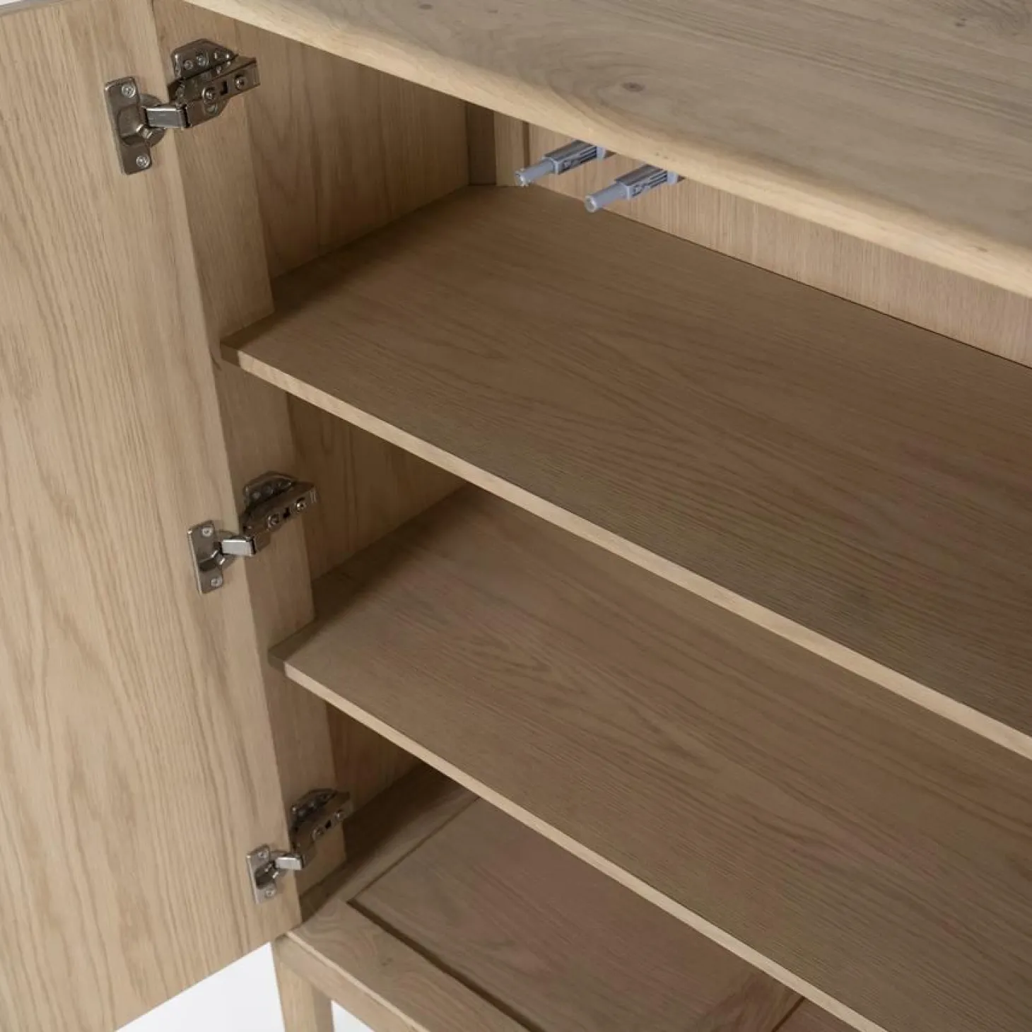 Boekenkast Harvey Eikenhout 180 x 90 cm - Naturel - Loft24.nl