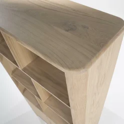 Boekenkast Harvey Eikenhout 180 x 90 cm - Naturel - Loft24.nl