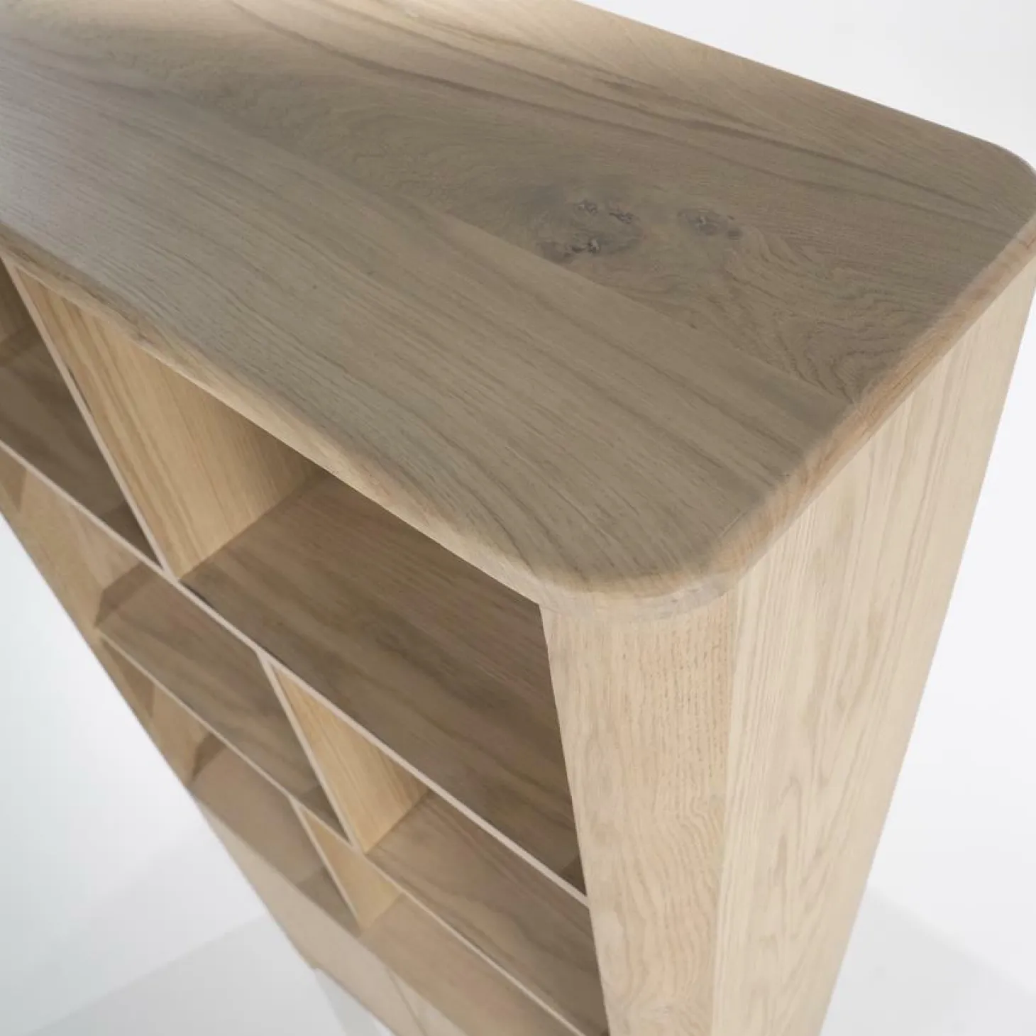 Boekenkast Harvey Eikenhout 180 x 90 cm - Naturel - Loft24.nl