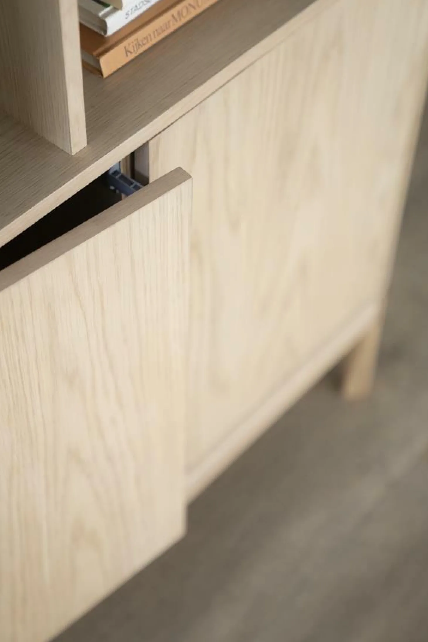 Boekenkast Harvey Eikenhout 180 x 90 cm - Naturel - Loft24.nl