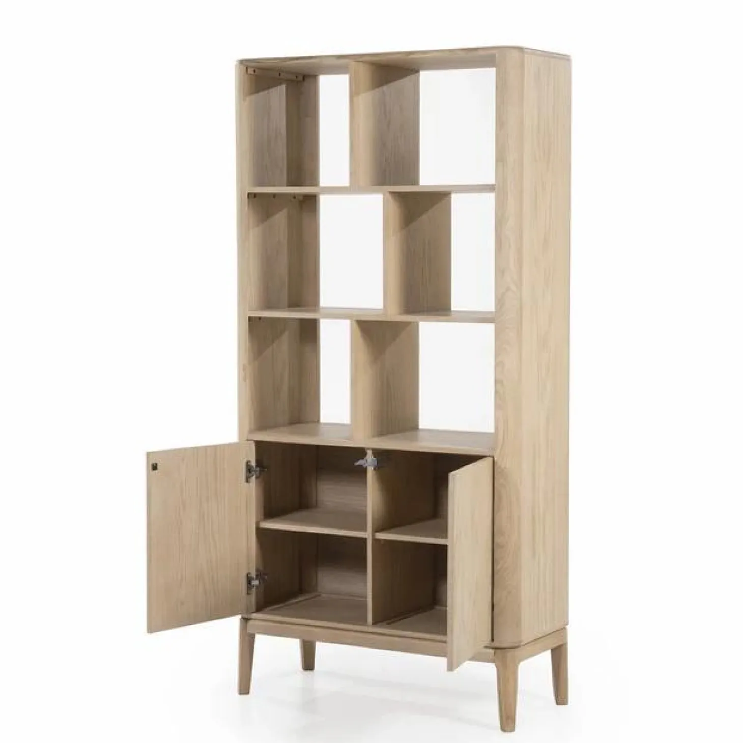 Boekenkast Harvey Eikenhout 180 x 90 cm - Naturel - Loft24.nl