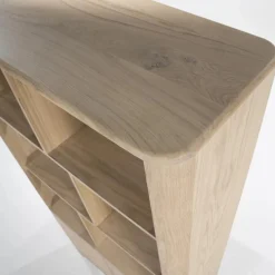 Boekenkast Harvey Eikenhout 180 x 90 cm - Naturel - Loft24.nl