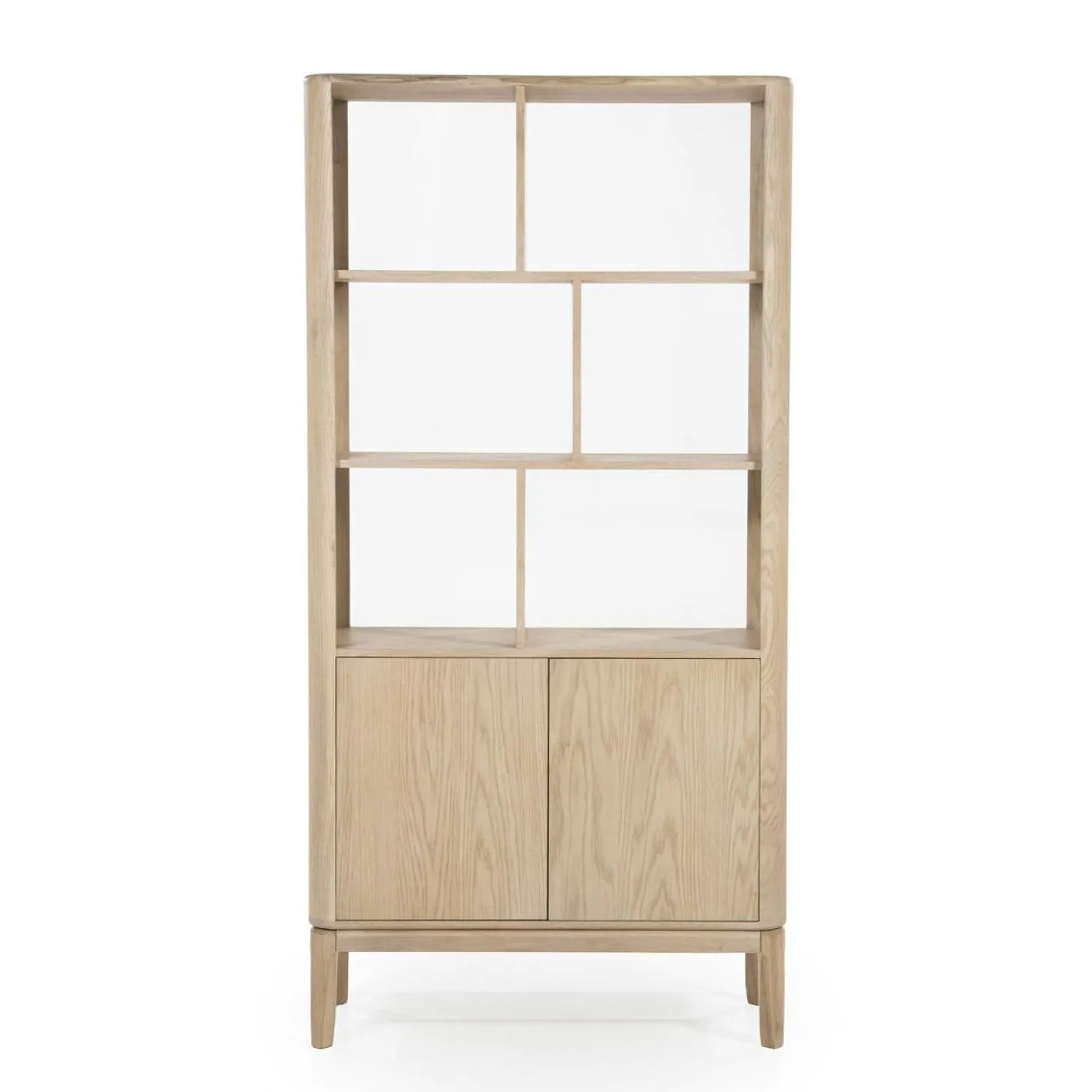 Boekenkast Harvey Eikenhout 180 x 90 cm - Naturel - Loft24.nl