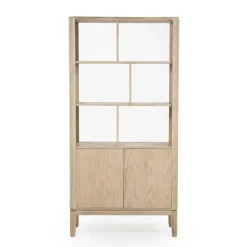 Boekenkast Harvey Eikenhout 180 x 90 cm - Naturel - Loft24.nl