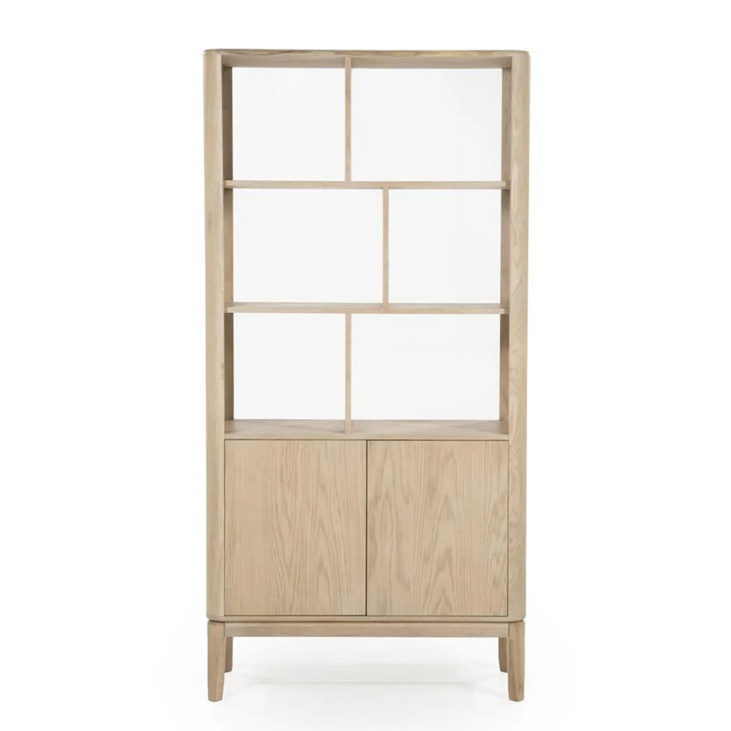 Boekenkast Harvey Eikenhout 180 x 90 cm - Naturel - Loft24.nl